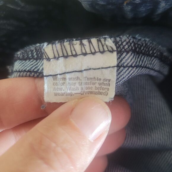 Levi's Orange Tab Jeans Straight Leg Women's 27 Waist Blue Denim Vintage Relaxed - Picture 9 of 11